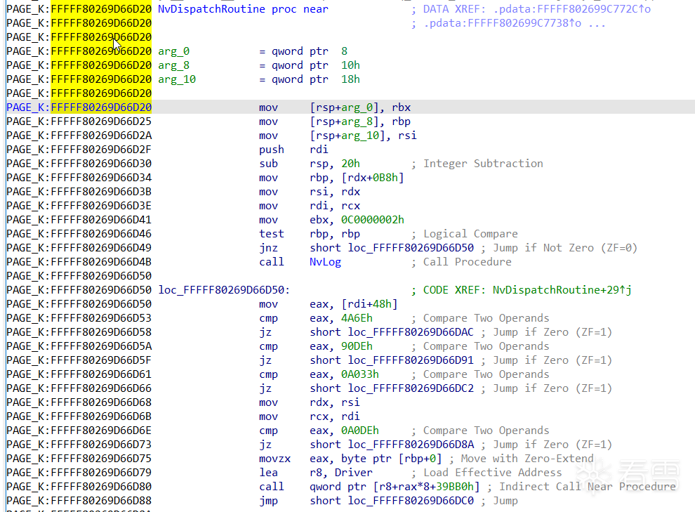 关于黑客泄漏nvidia Windows显卡驱动代码分析-第43张图片-网盾网络安全培训