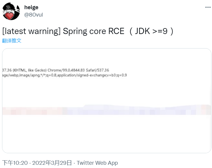 Log4j 未平，Spring高危漏洞又起，比Log4j更大。-第1张图片-网盾网络安全培训