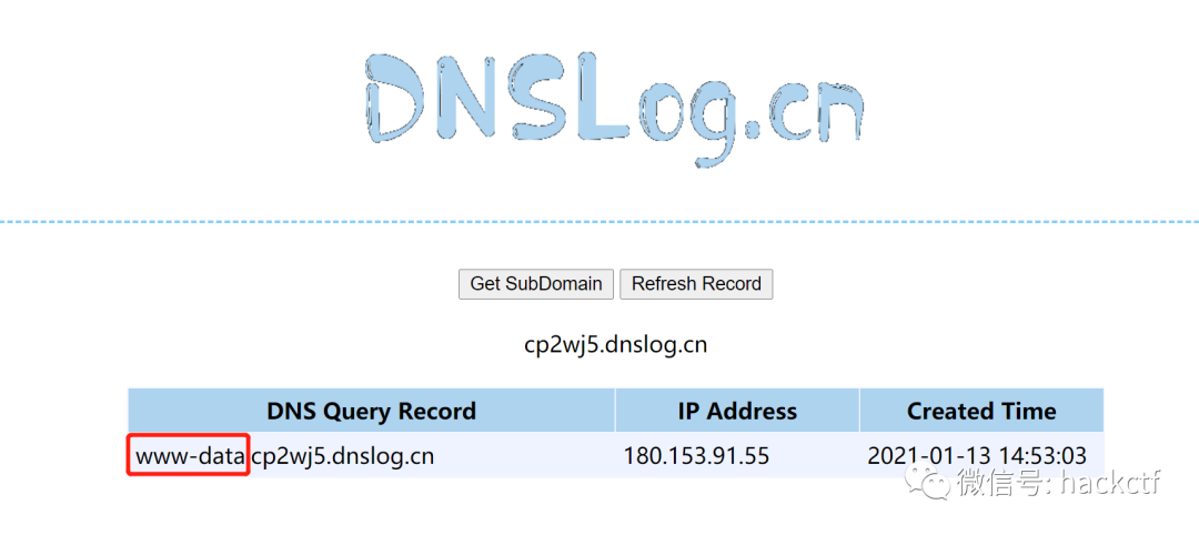 通过DNSLOG回显验证漏洞-第5张图片-网盾网络安全培训
